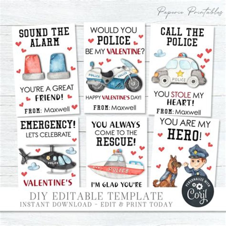50+ Unforgettable Police Valentines For Your Special Officer