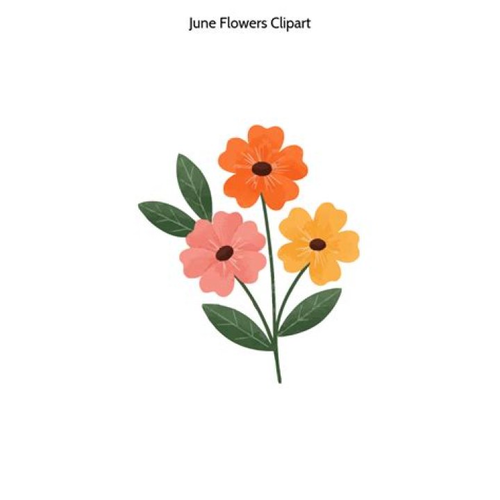 Best Clipart June Flowers Designs | Free To Download