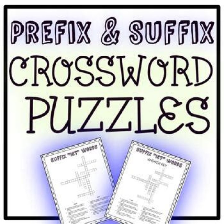 Borne [Prefix Or Suffix] Crossword Clue