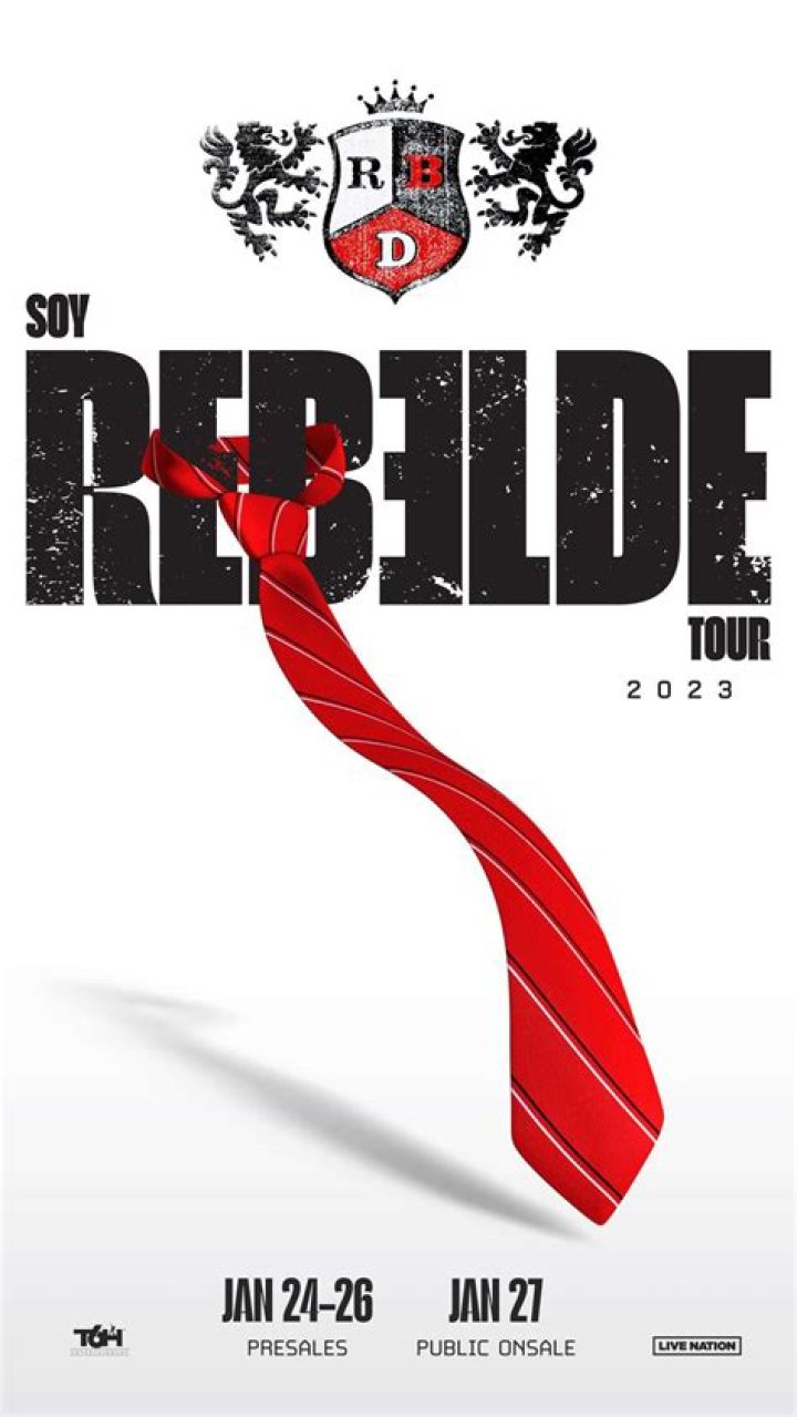 RBD Announces Exciting 2023 Soy Rebelde Tour Dates And Destinations