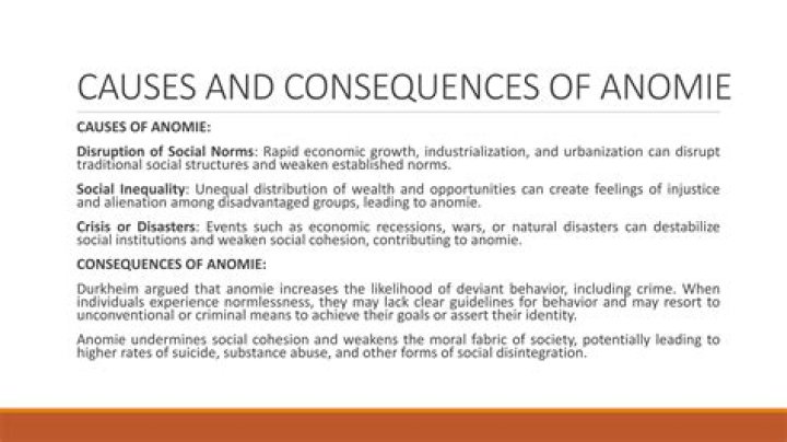 What Is Anomie? Causes And Solutions Of Normlessness